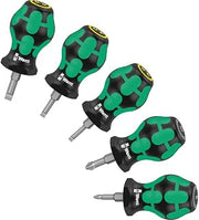 Wera 05008871001 STUBBY SET 2 SCREWDRIVER SET 5 PIECES