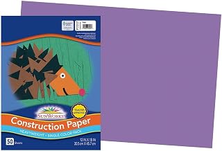 Pacon Construction Paper,Smooth Textured,12"x18",50/PK,Violet, Sold as 1 Package