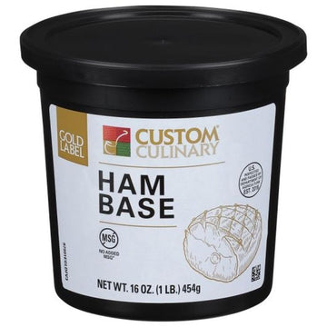Gold Label Ham Base by Custom Culinary – 16.0 Ounce (Pack of 6), Pack of 6
