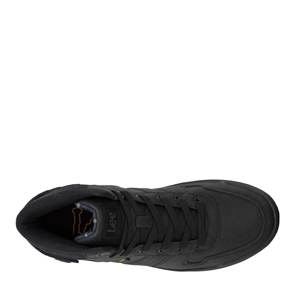 Kid's Noah High-Top Retro Sneaker by Lee – Black Mono, Model GP00058-9800