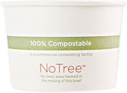 World Centric BO-SU-16 100% Compostable No Tree Paper Bowl, Made from Unbleached Sugarcane Paper, 16 oz, Natural Color (Pack of 500)