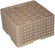 Traex 20-Compartment 9-7/8" High Beige Full Size Glass Rack