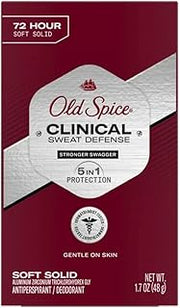 Old Spice Clinical Sweat Defense Anti-Perspirant Deodorant for Men, 72 Hour, Stronger Swagger, 1.7 oz