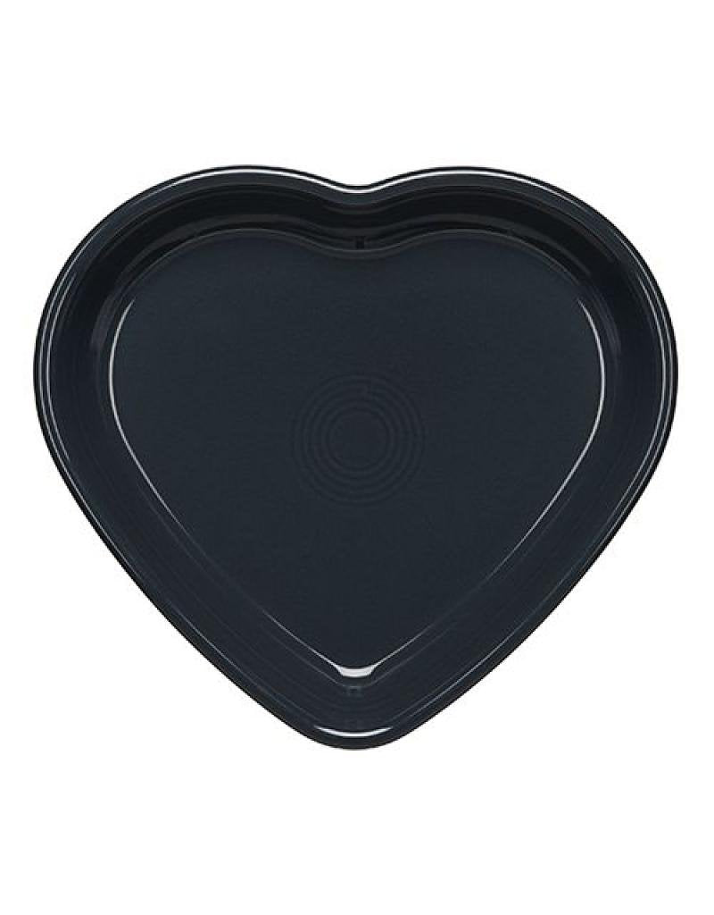 Large Heart Bowl by Homer Laughlin – Ceramic, Slate, Model 339-1491