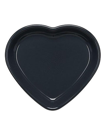 Large Heart Bowl by Homer Laughlin – Ceramic, Slate, Model 339-1491