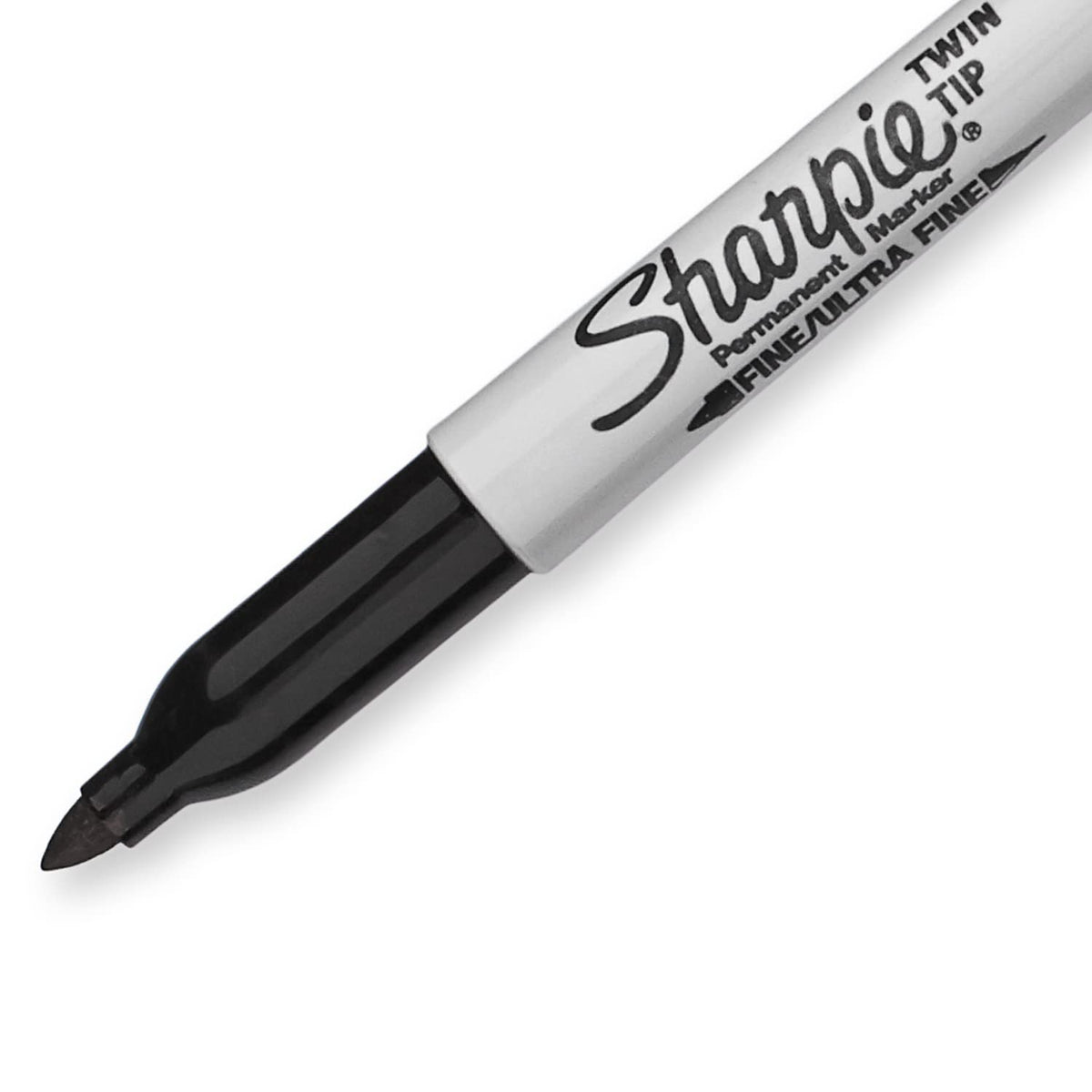Twin Tip Permanent Markers by Sharpie – 1 Count (Pack of 4), Plastic, Black, Pack of 4, Model 32175PP