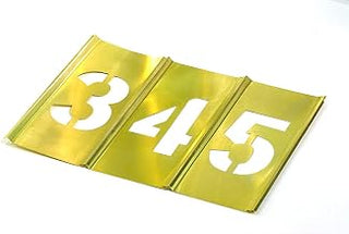 CH Hanson 10016 6" Numbers Stencil Set 15 pc