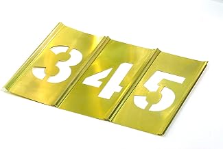 CH Hanson 10016 6" Numbers Stencil Set 15 pc