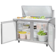46 7/8" Mega Top Sandwich/Salad Prep Table w/Refrigerated Base by MOTAK – 51.97x38.98x49.21, In Description, Check Images, Model MST-48-18-X