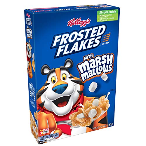 Kellogg's Frosted Flakes Frosted Flakes w Marshmallows / 13.6 Ounce (Pack of 1) / 1 Breakfast Foods