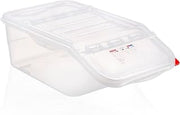 Araven Ingredient Bin, Storage Container for Large Quantity Ingredients, Use in Commercial or Home Kitchen, 6 Gallons, 6 Count, White