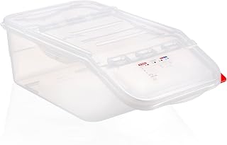 Araven Ingredient Bin, Storage Container for Large Quantity Ingredients, Use in Commercial or Home Kitchen, 6 Gallons, 6 Count, White