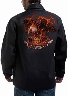 Tillman 9063 30" 9 oz. ONYX FR Cotton Jacket Weld.Work.Win Logo, X-Large