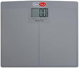 SlimTALK Talking Bathroom Scale by Detecto- 400lb Weight Capacity