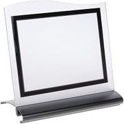 Aero Linea Matte Black Metal Horizontal Sign Holder - 11" L x 8 1/2" H