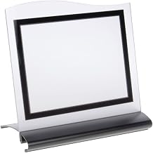 Aero Linea Matte Black Metal Horizontal Sign Holder - 11" L x 8 1/2" H