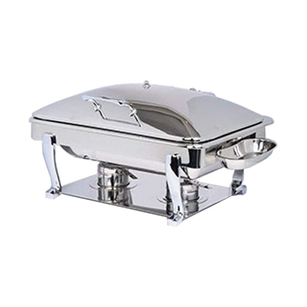 Crown Collection 8 Quart Induction Chafing Dish by Eastern Tabletop – Stainless Steel, Model 3935S