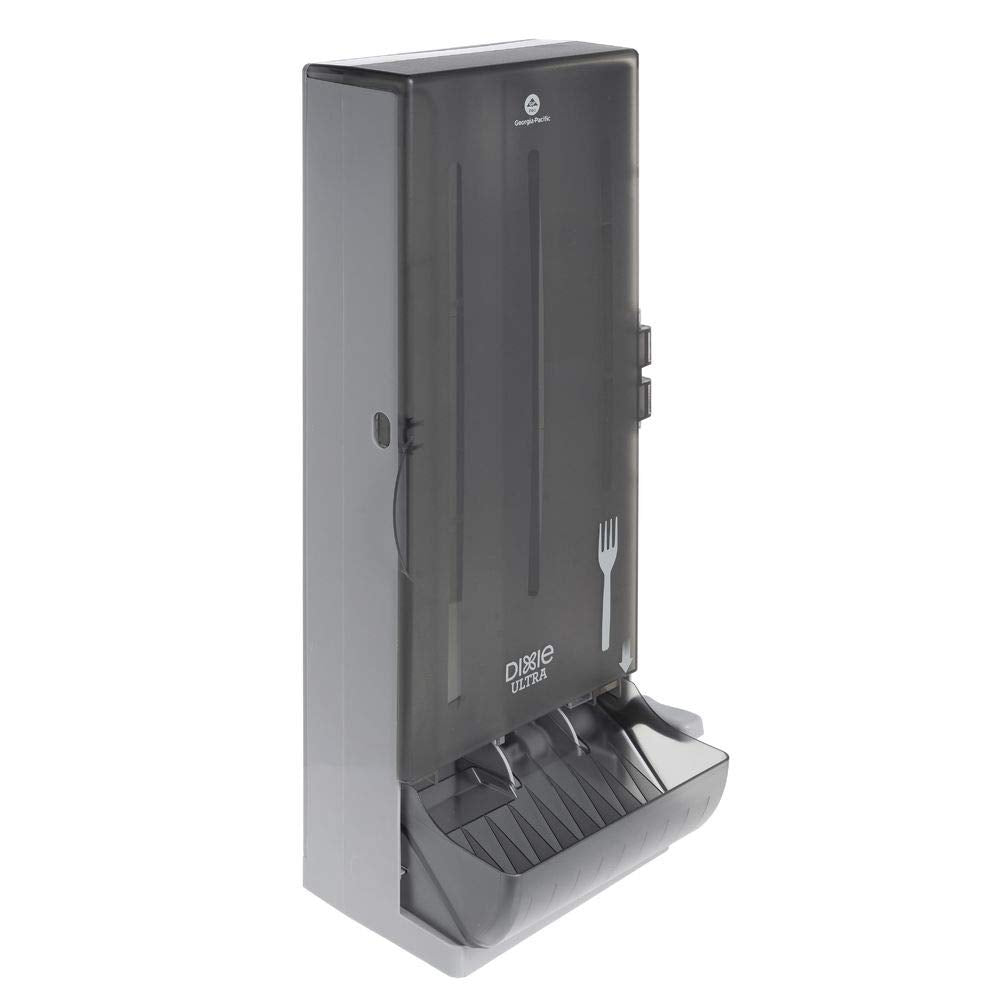 Dixie SmartStock® Classic Fork Dispenser - Black by Distributed By Hubert – Plastic, Black, Model 10554598