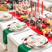 American Atelier Green/Red / 10.5x10.5" / 1 Dinnerware Sets