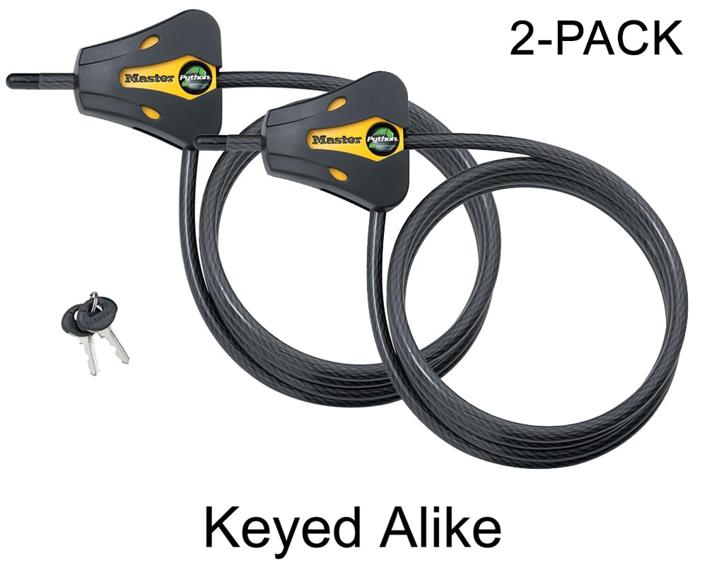 Master Lock 2 Pack / black and yellow / Modern Cables & Chains