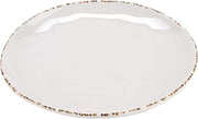 GET 9" Ivory Coupe Melamine Dinner Plate Urban Mill (Set of 12)
