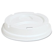Georgia-Pacific Dixie 10 oz. to 16 oz. Dome Hot Coffee Cup Lids by GP PRO (Georgia-Pacific) – White, D9542, 1,000 Count (100 Lids Per Sleeve, 10 Sleeves Per Case)