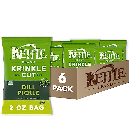 Kettle Brand Dill Pickle / 2 Ounce (Pack of 6) / 1 Potato