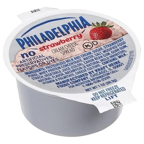 Philadelphia Strawberry / 1 Ounce (Pack of 100) / 100 Cream Cheese