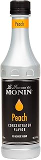 Monin Peach Flavor Concentrate 375ml Bottle
