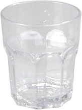 Carlisle 581207 Louis 12 Ounce Plastic Rocks Glass, Clear