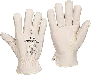 Tillman Glove, Pigskin Leather, Natural, Short Cuff