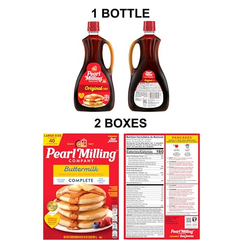 Pearl Milling Company Syrup & Mix Combo / 64 Ounce (Pack of 1) / 1 Pancakes & Waffles
