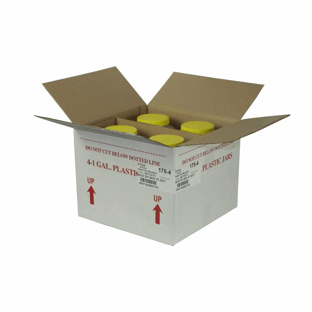 Sweet Hot Mustard by BEAVER – 1 Gallon, Pack of 2