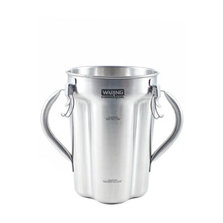 S/S Container f/CB-6 Blender by Waring – 128 Ounces, 1.0 gallons, Stainless Steel, Silver, Model 023909
