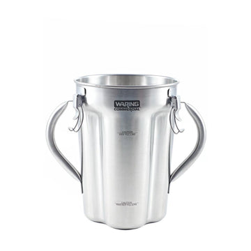 S/S Container f/CB-6 Blender by Waring – 128 Ounces, 1.0 gallons, Stainless Steel, Silver, Model 023909