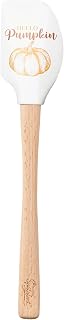 Tovolo Spatulart ‘Hello Pumpkin' Fall Silicone Spatula with Wood Handle – BPA Free, Heat-Resistant, Ideal for Baking, Mixing & Meal Prep