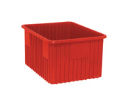 QUANTUM STORAGE SYSTEMS Red / 22-1/2" L x 17-1/2" W x 12" H / 4725.0 cubic_inches Open Storage Bins