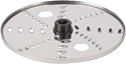 Waring Commercial WFP14S12 Food Processor Reversible Shredding Disc, Silver | Reversible shredding disc switches between fine and medium shreds for flexible prep.