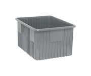 QUANTUM STORAGE SYSTEMS Gray / 22.5L x 17.5W x 12H / Industrial Open Storage Bins