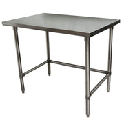 NSF Stainless Steel Table by BK Resource – 48 X 30 Inches, Stainless Steel, Model VTTOB-4830