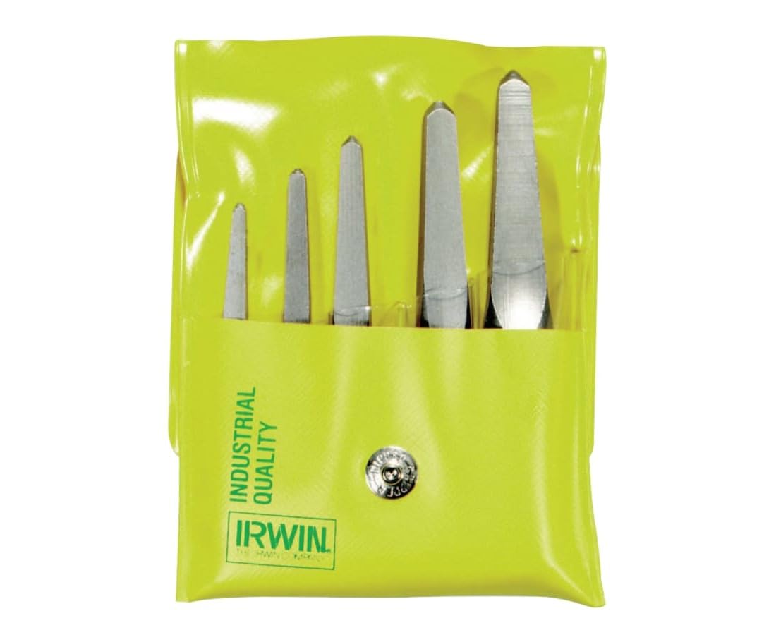 Industrial Tool Straight Flute Screw Extractor by IRWIN – Pack of 15, Model 53635