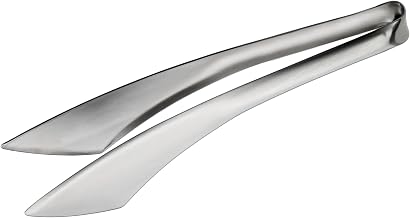 Winco 8 1/2" Heavy-Weight Stainless Steel Serving Tongs