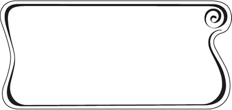 HUBERT Deli Tag Write on Style with Whirl Design White Heat Resistant Merchandising Tag - 4 1/4 L x 2 1/8 H, 12/Bag