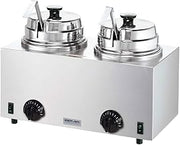 Server Products 81220 Twin Hot Topping Warmer With Ladles