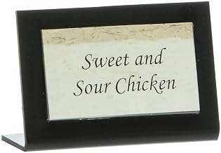 HUBERT Business Card Holder Black - 3 1/2"L x 2"H