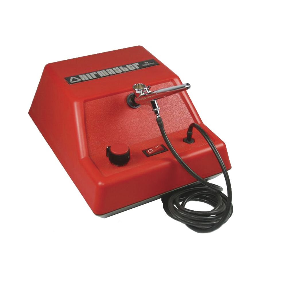 Airmaster Airbrush Set by Kopykake – Red, Model C3500R