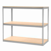 Record Storage Rack Without Boxes 72"W x 30"D x 60"H by Global Industrial – Steel, Gray, Model 716871