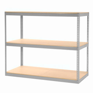 Record Storage Rack Without Boxes 72"W x 30"D x 60"H by Global Industrial – Steel, Gray, Model 716871