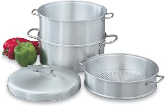 Vollrath 3-Tier 4 piece Aluminum 5 Qt Vegetable Steamer