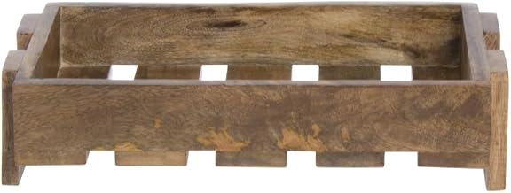 HUBERT Short 1/3 Size Mango Wood Riser - 14 1/4" L x 7 3/4" W x 3 2/5" H